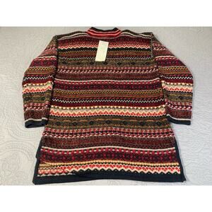 Vintage Canvasbacks Sweater‎ Sample Womens Large Medium Long Pullover Christmas